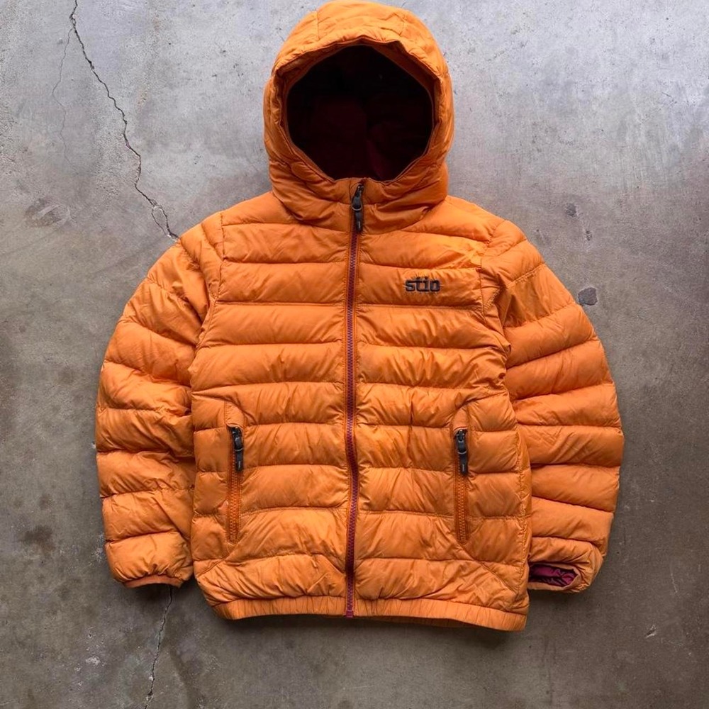 Stio Kids Orange Puffer Jacket size S ( 8 )